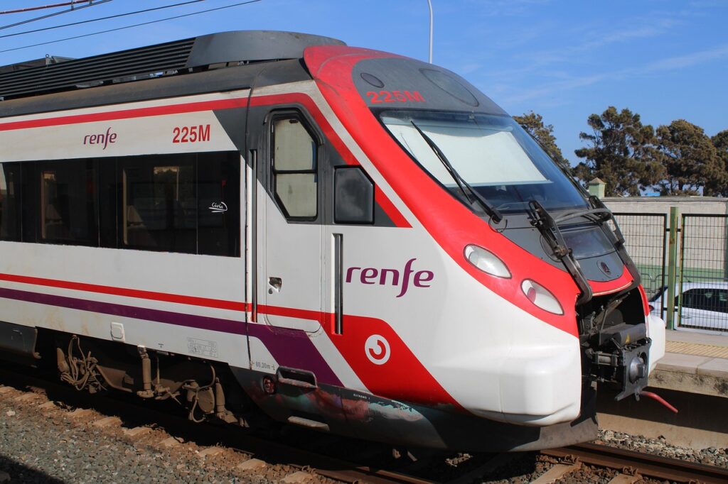 Renfe lähijuna C-1 linjalla Costa del Solilla