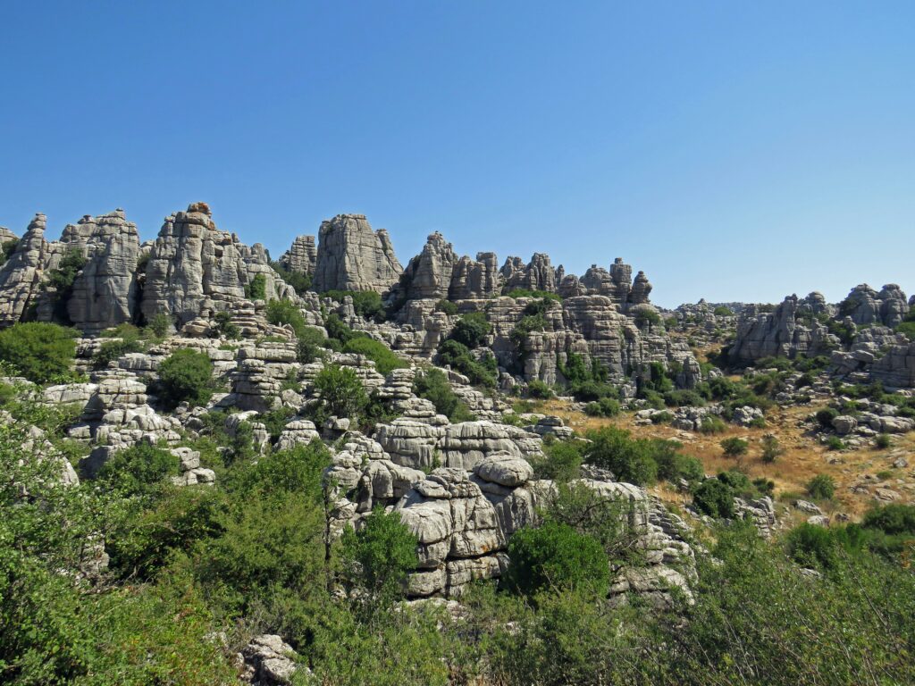 El Torcal de Antequeran upeat kivimuodostelmat
